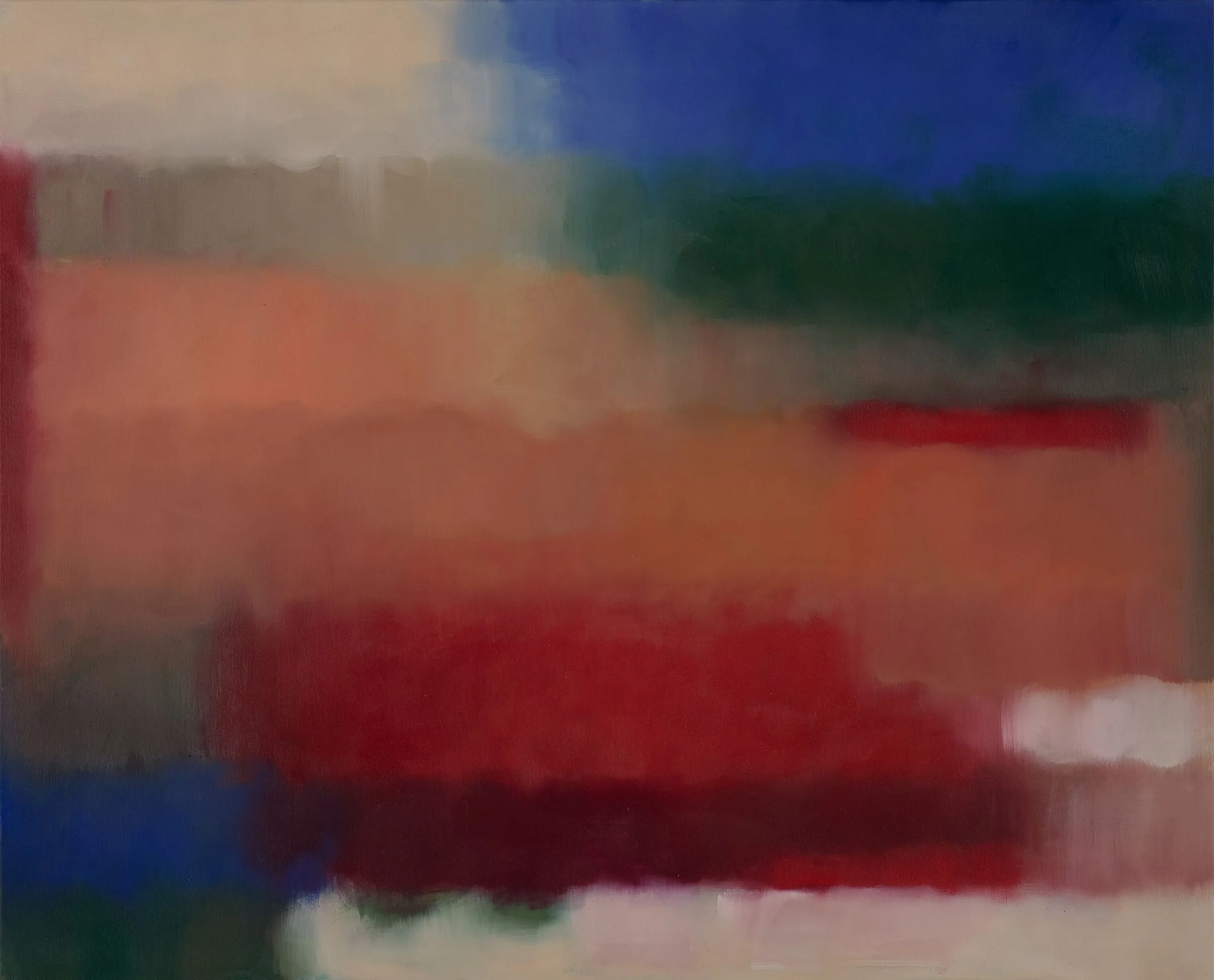 Barisardo 3, 2016, Öl auf Leinwand, 80 × 100 cm