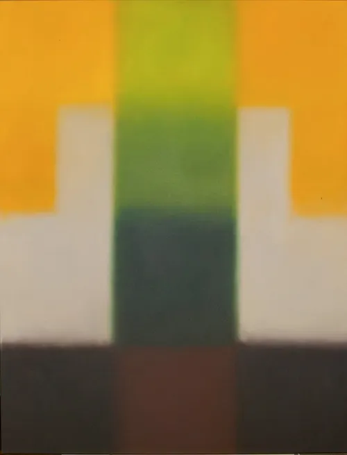 Candi Bentar 3, 2004, Öl auf Leinwand, 170 × 130 cm