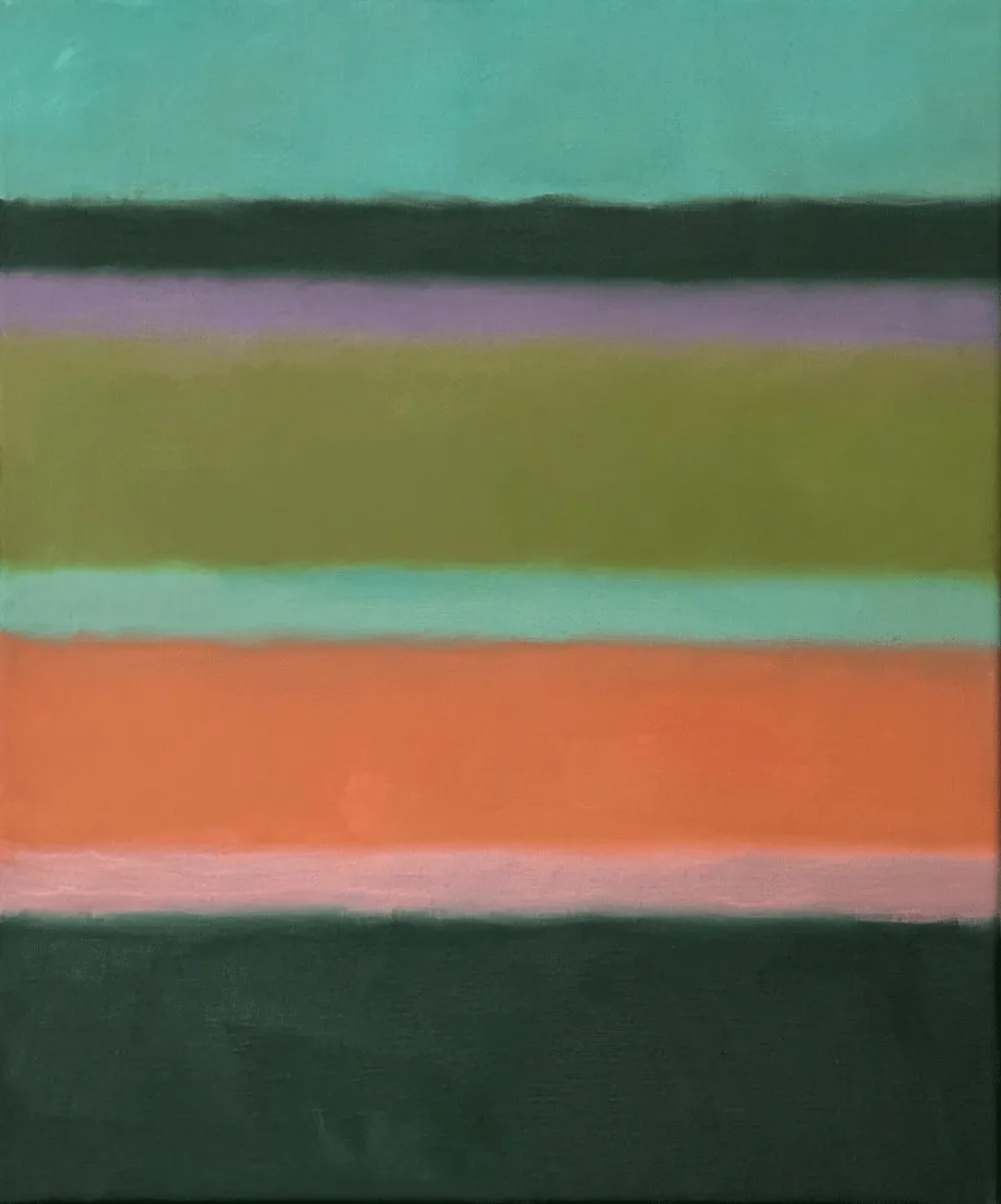 Etude 3, 2022, Öl auf Leinwand, 60 × 50 cm