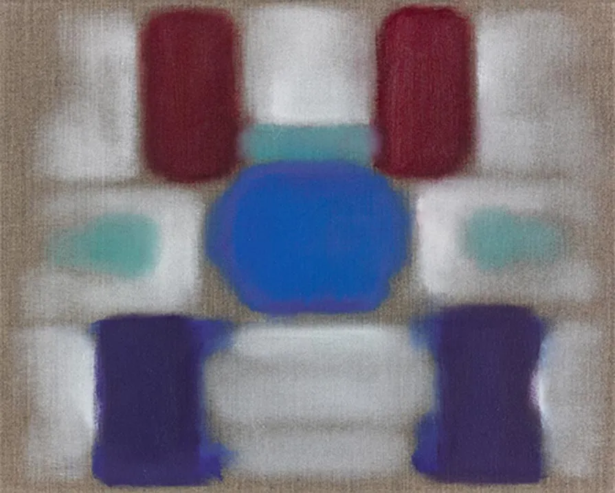 Fenster 2, 2013, Öl auf Leinwand, 40 × 50 cm