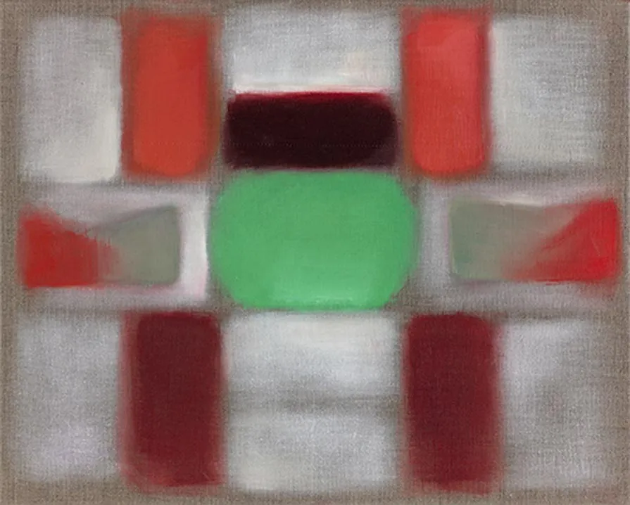 Fenster 3, 2013, Öl auf Leinwand, 40 × 50 cm