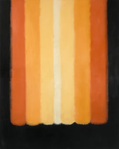 Feuer 6, 2014, Öl auf Leinwand, 100 × 80 cm