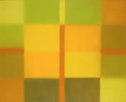 Gelbgrün, 2003, Öl auf Leinwand, 160 × 200 cm