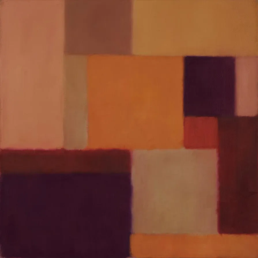LM 7, 2018, Öl auf Leinwand, 100 × 100 cm
