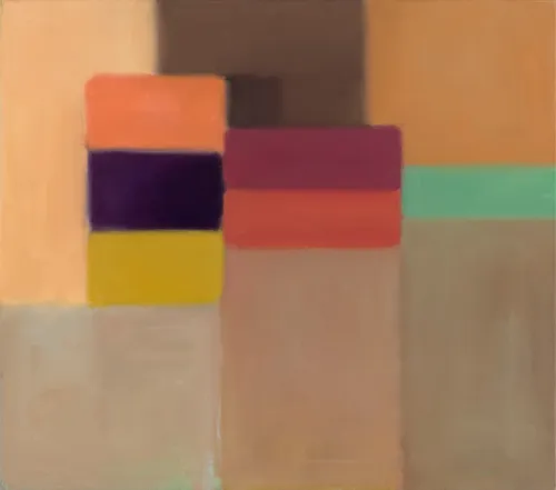 Madurai 2, 2013, Öl auf Leinwand, 80 × 90 cm