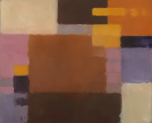 Madurai 9, 2013, Öl auf Leinwand, 60 × 60 cm