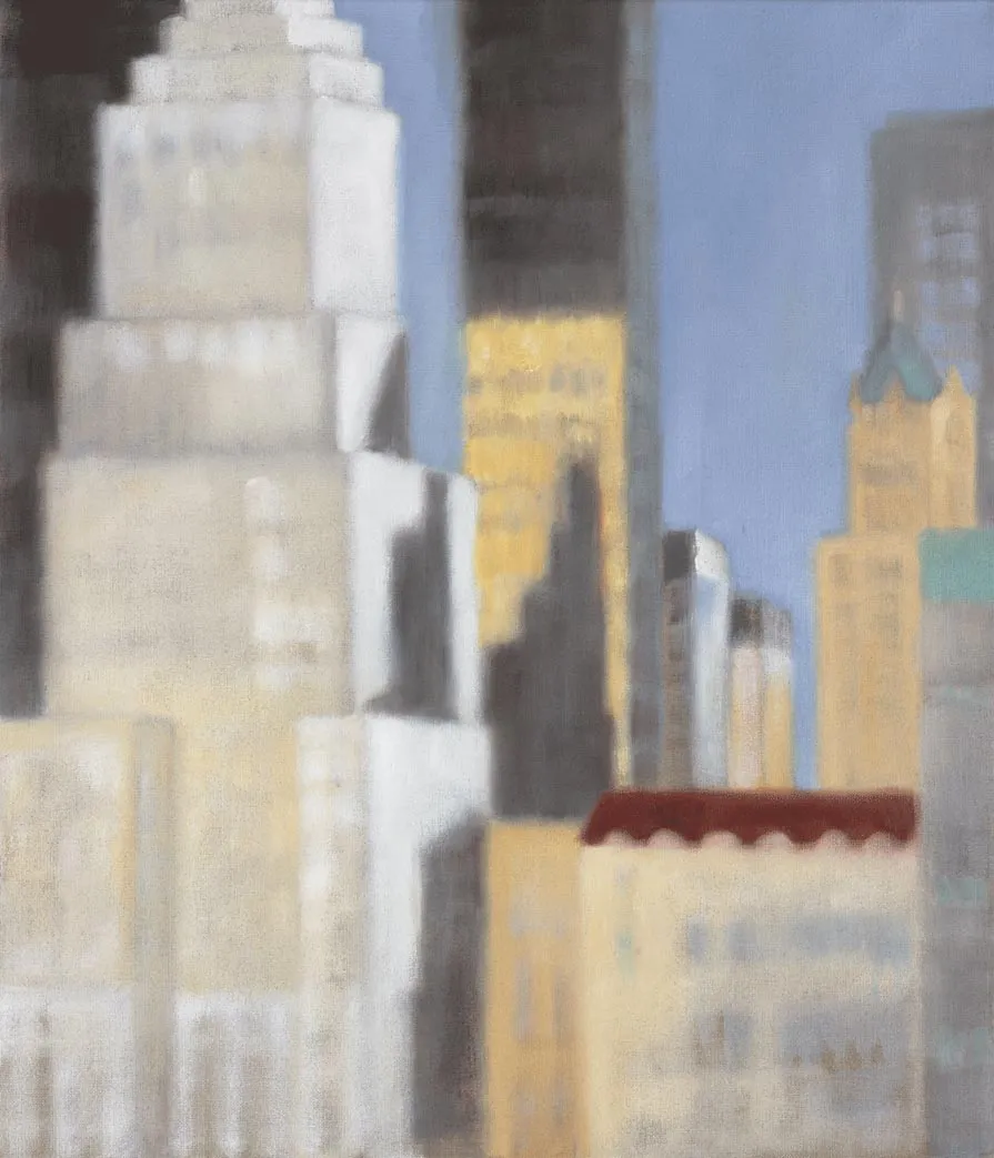 NYC 2, 2015, Öl auf Leinwand, 70 × 60 cm