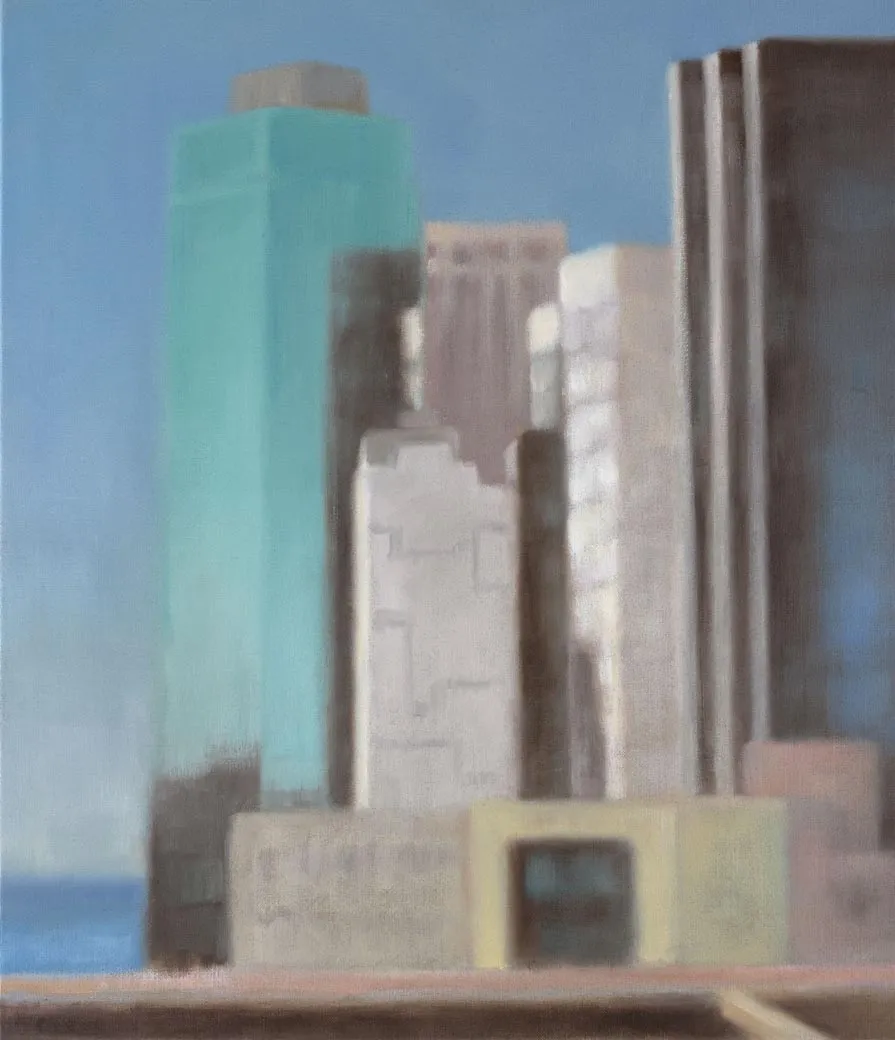 NYC 4, 2015, Öl auf Leinwand, 70 × 60 cm