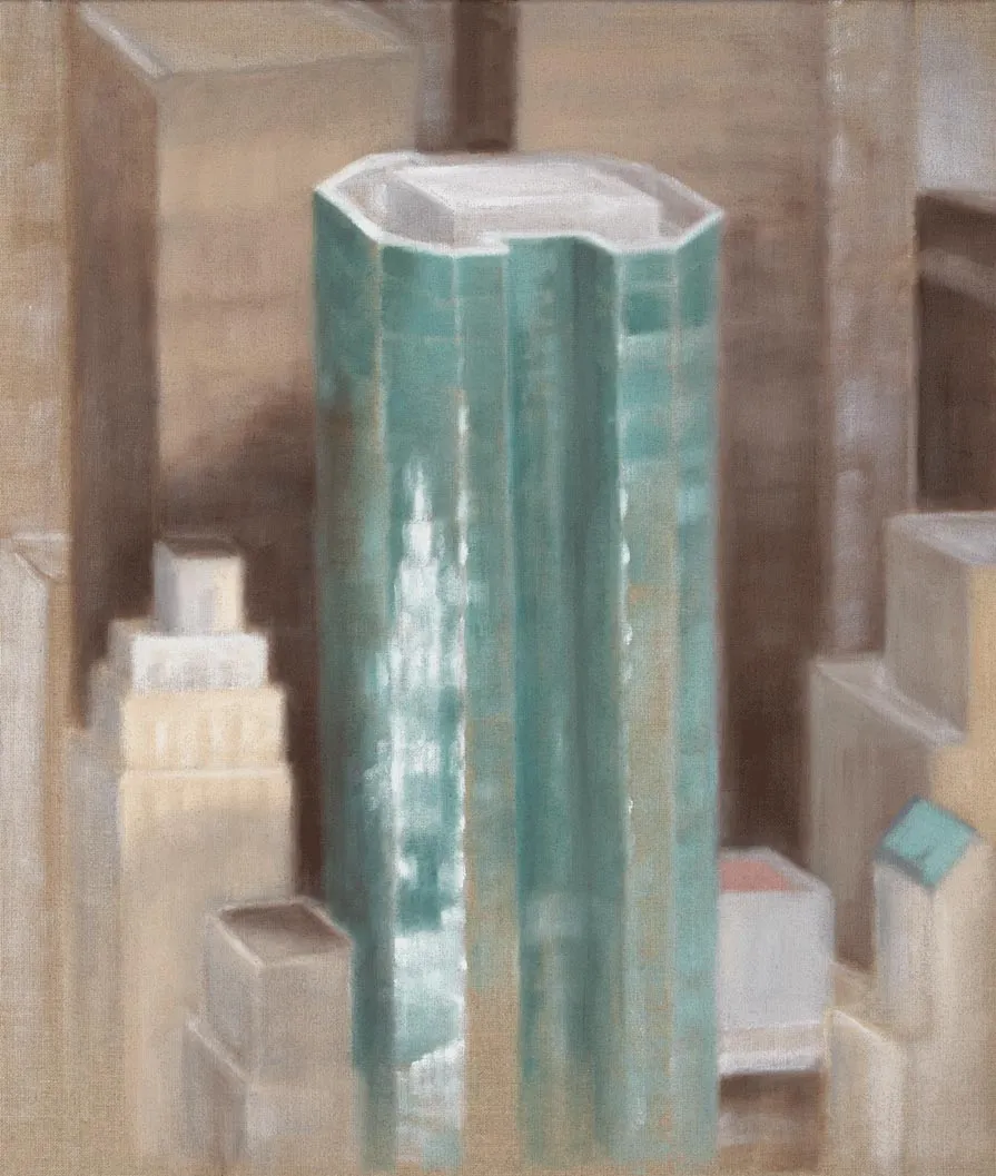 NYC 6, 2015, Öl auf Leinwand, 70 × 60 cm