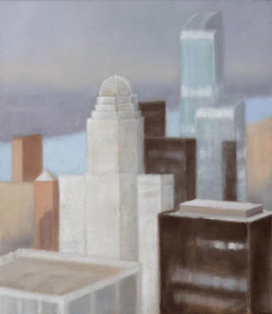 NYC 8, 2015, Öl auf Leinwand, 70 × 60 cm