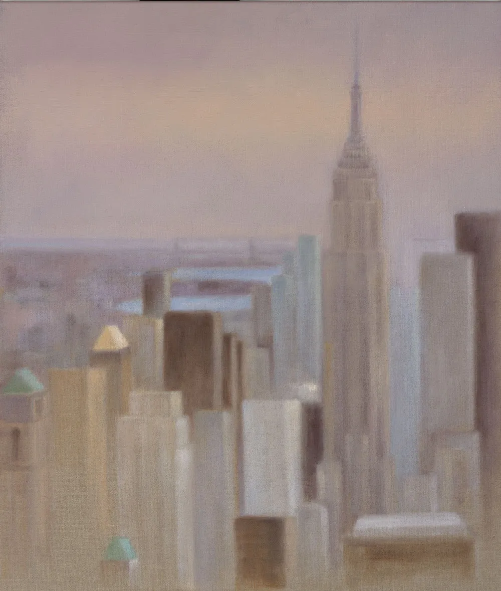 NYC 9, 2015, Öl auf Leinwand, 70 × 60 cm