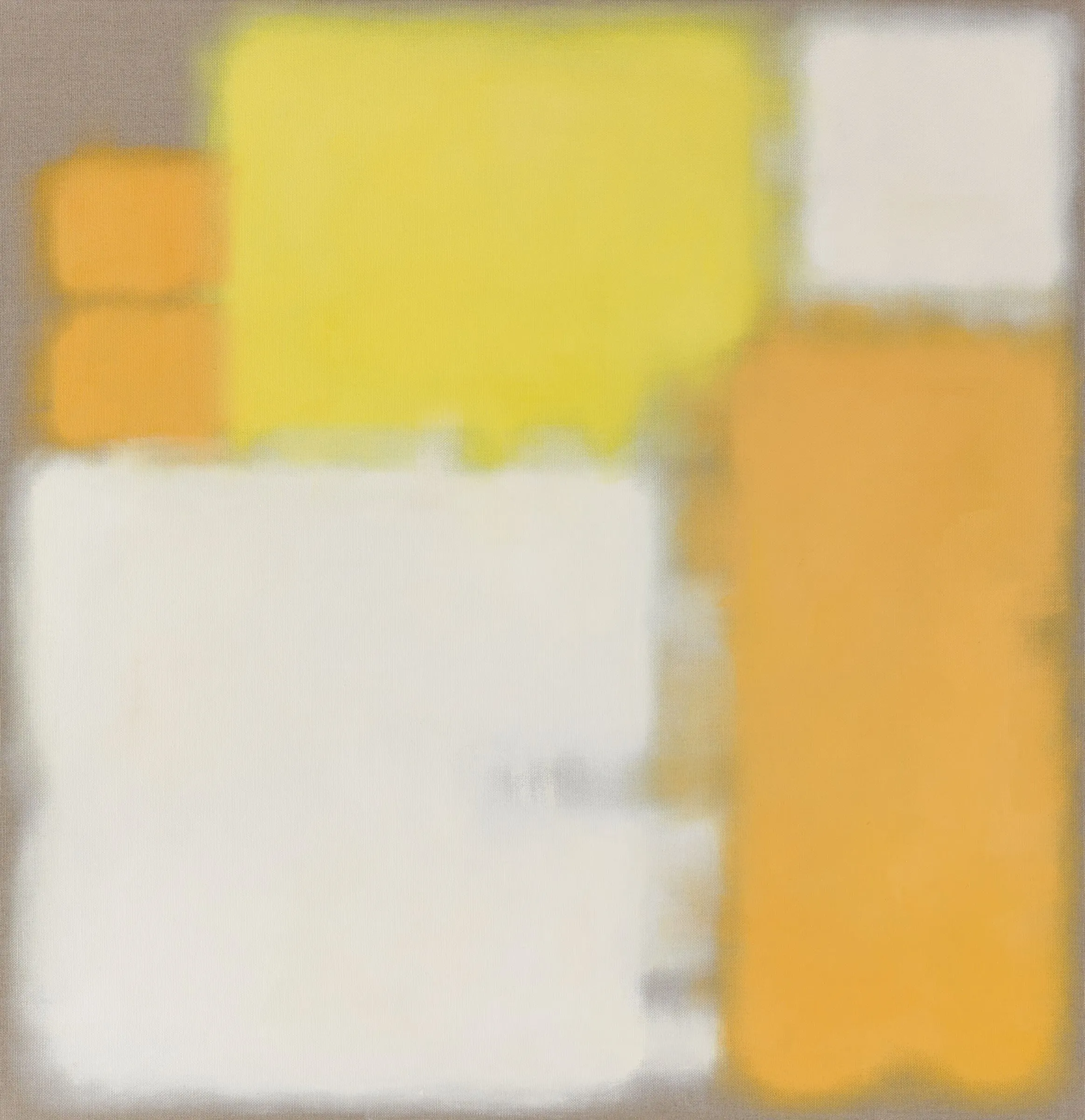 Open Spaces 7, 2013, Öl auf Leinwand, 100 × 100 cm