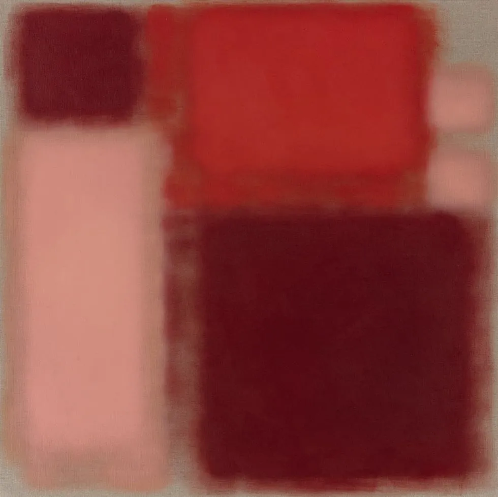 Open Spaces 8, 2013, Öl auf Leinwand, 100 × 100 cm