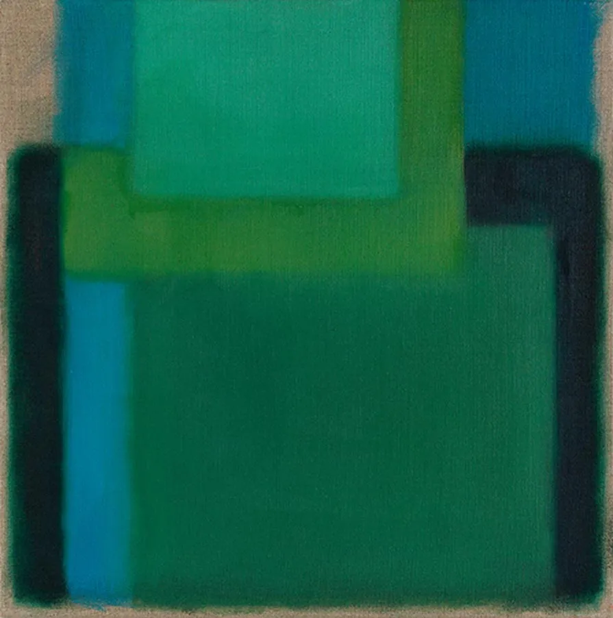 Ohne Titel 1, 2010, Öl auf Leinwand, 60 × 60 cm