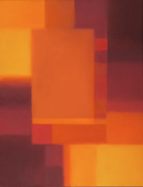 Ohne Titel (rot), 2005, Öl auf Leinwand, 130 × 100 cm