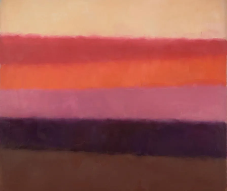 Prélude 2, Vivace, 2017, Öl auf Leinwand, 100 × 120 cm
