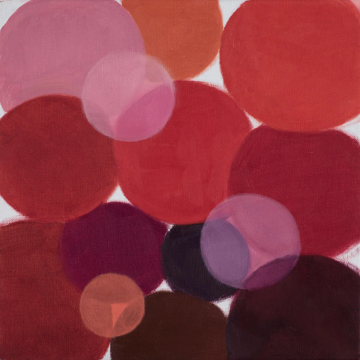 Rondo 12, 2023, Öl auf Leinwand, 30 × 30 cm