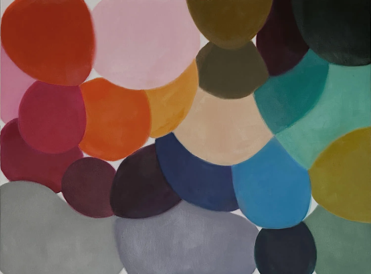 Rondo 3, 2023, Öl auf Leinwand, 60 × 80 cm