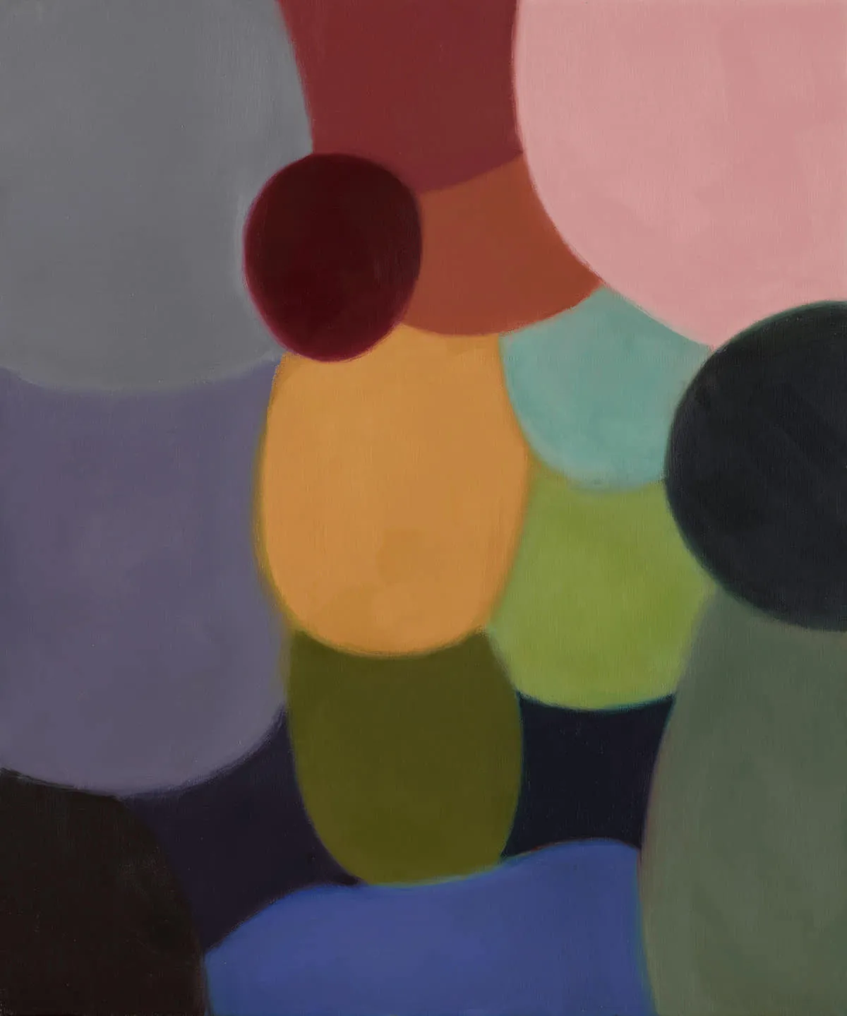 Rondo 5, 2023, Öl auf Leinwand, 60 × 50 cm