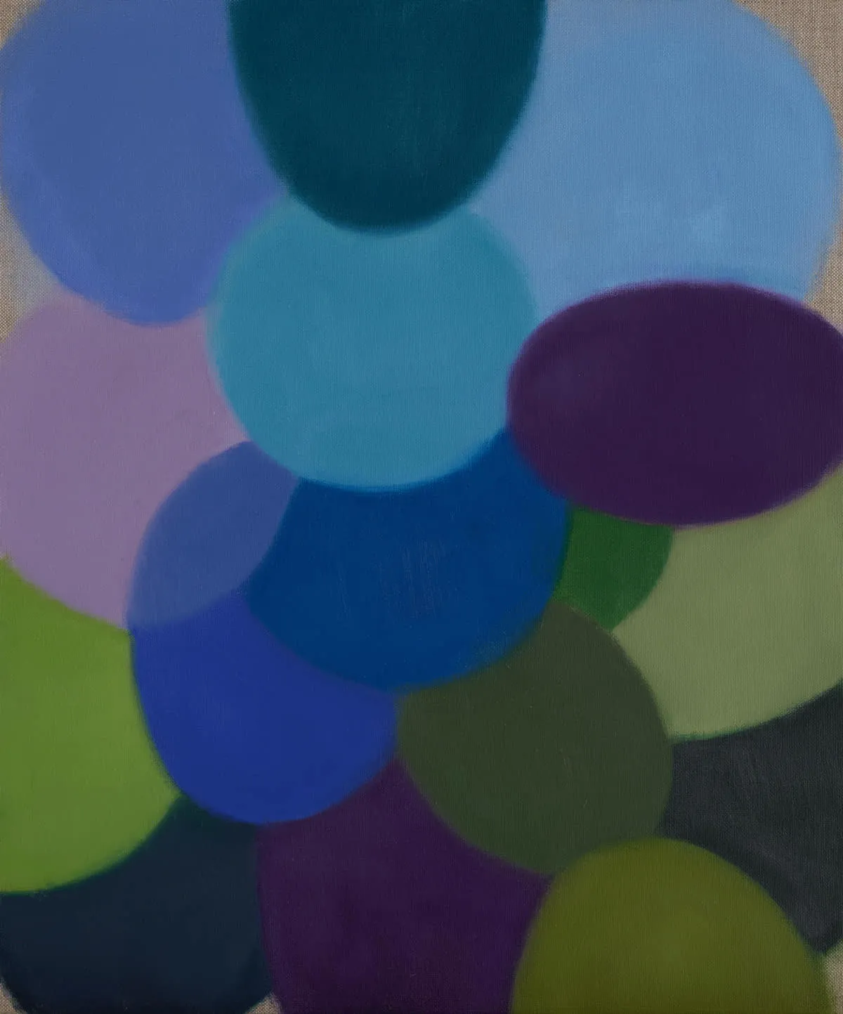 Rondo 7, 2023, Öl auf Leinwand, 60 × 50 cm
