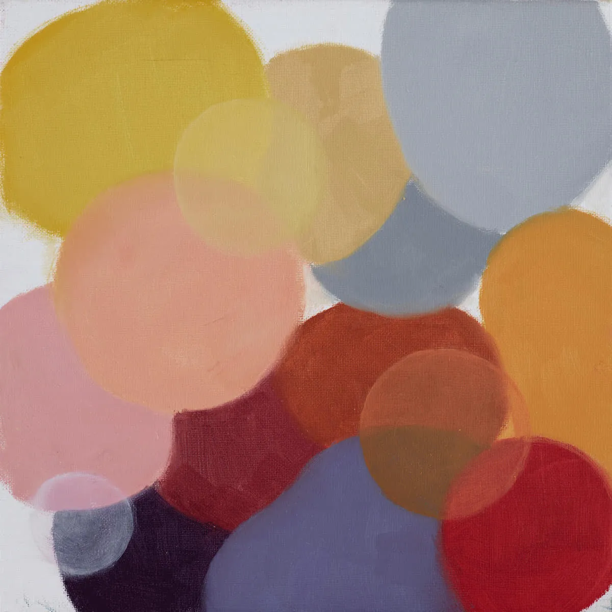 Rondo 9, 2023, Öl auf Leinwand, 30 × 30 cm