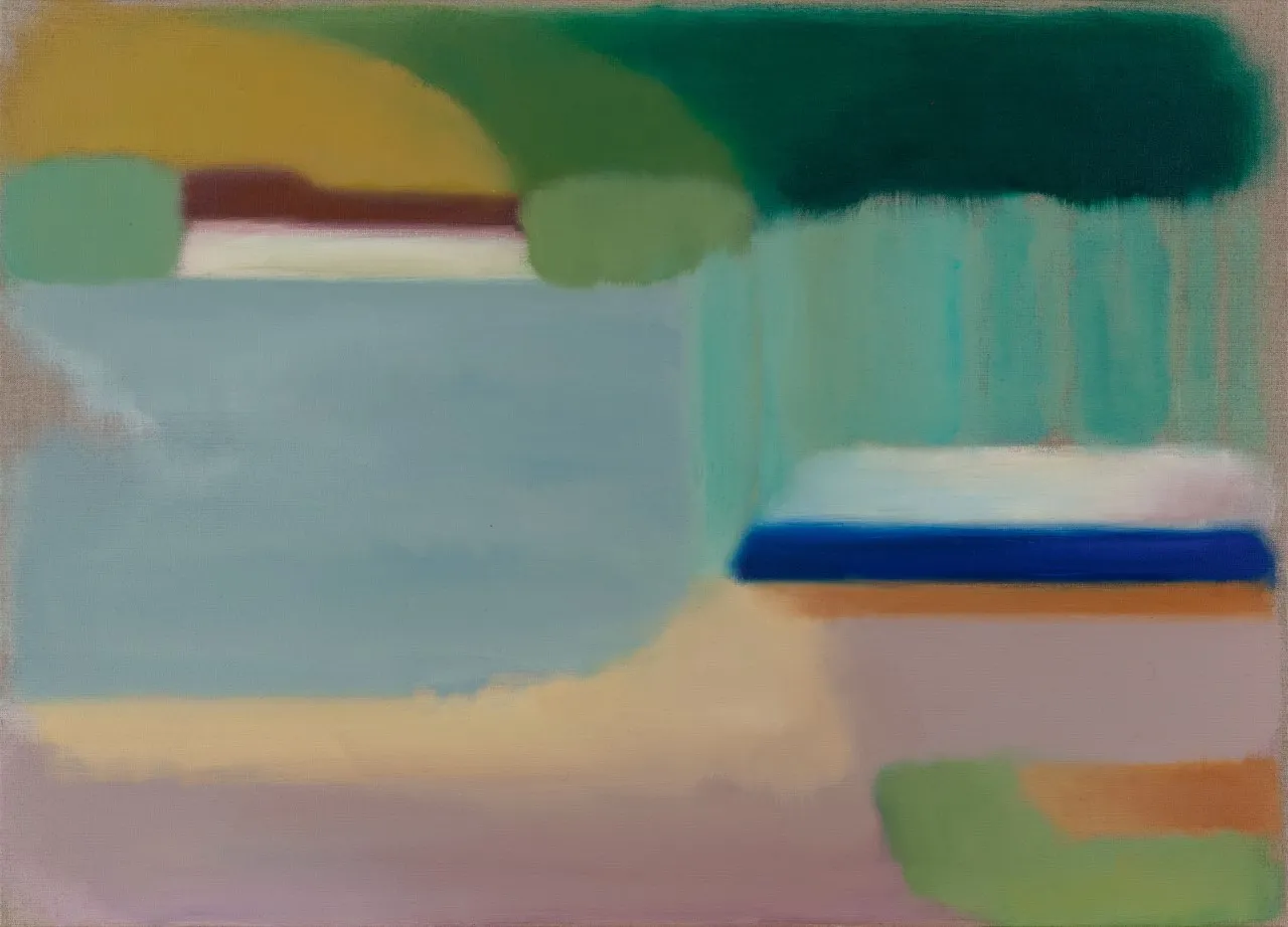 Seestück 3, 2011, Öl auf Leinwand, 58 × 80 cm