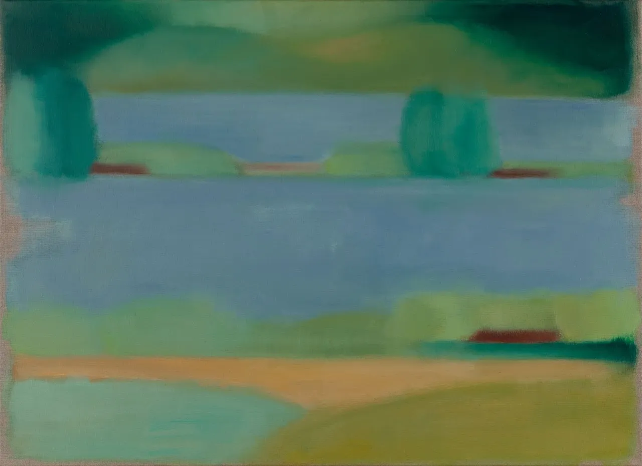 Seestück 5, 2011, Öl auf Leinwand, 58 × 80 cm
