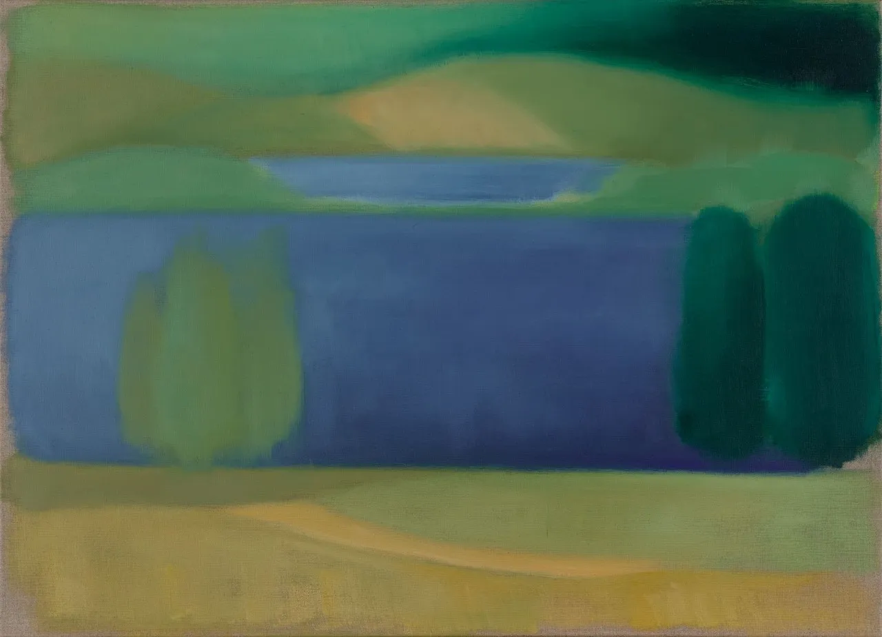 Seestück 6, 2011, Öl auf Leinwand, 58 × 80 cm