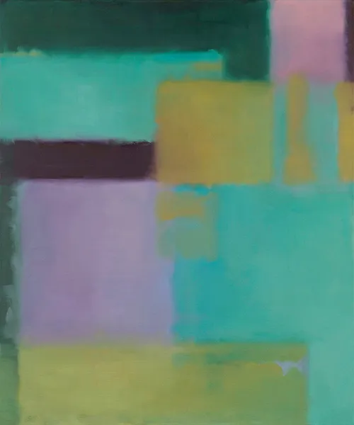 Taonga 4, 2010, Öl auf Leinwand, 120 × 100 cm