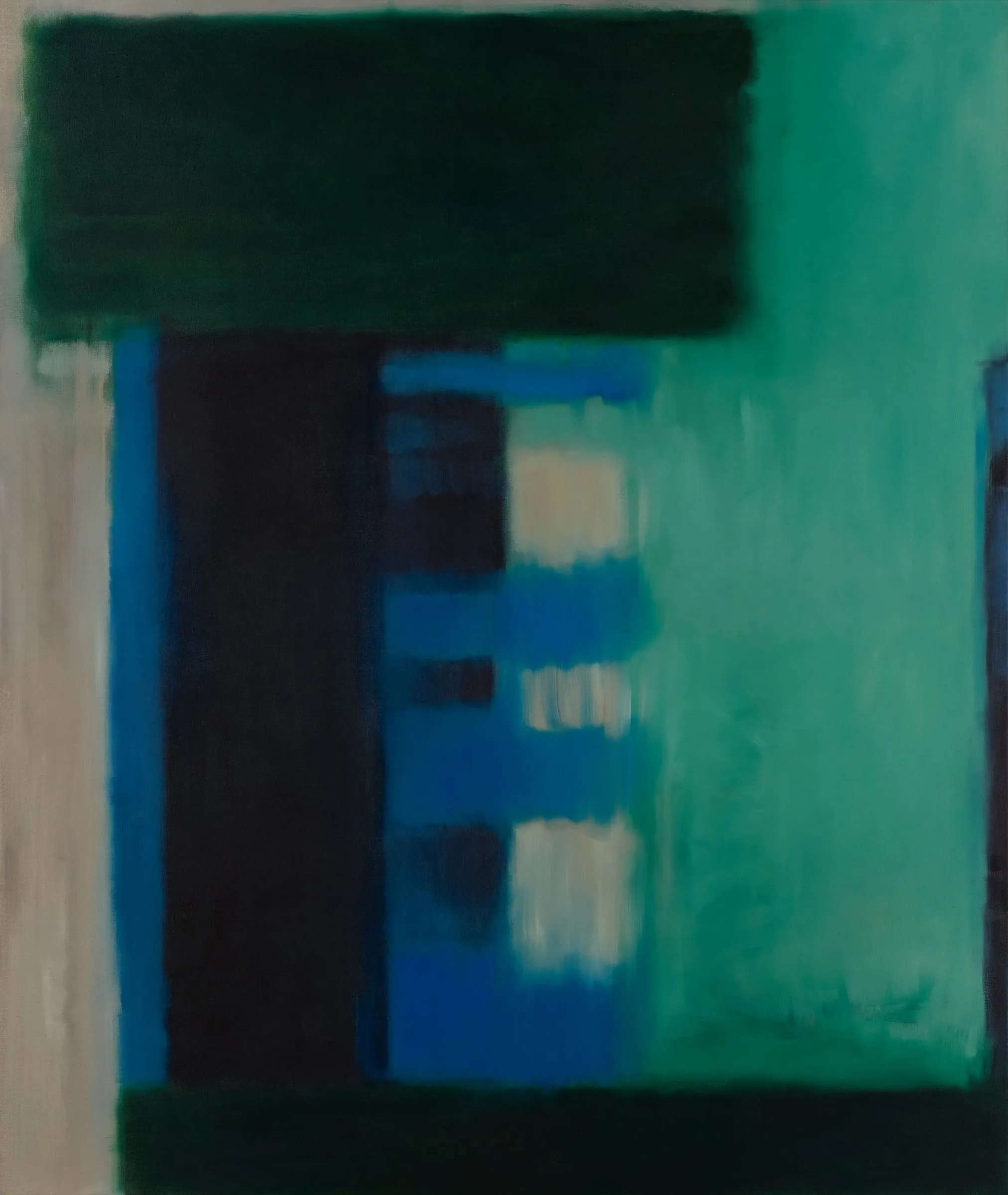 Taonga 12, 2010, Öl auf Leinwand, 190 × 160 cm