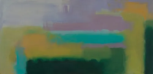 Taonga 16, 2010, Öl auf Leinwand, 45 × 90 cm