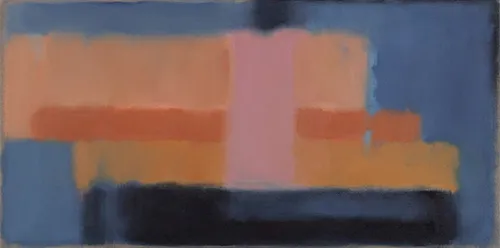 Taonga 18, 2010, Öl auf Leinwand, 45 × 90 cm